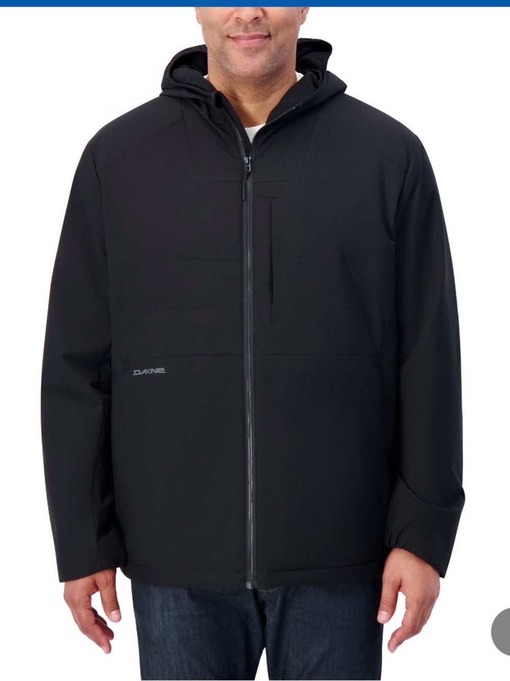 Dakine Black Lightweight Hooded Shirt Jacket
